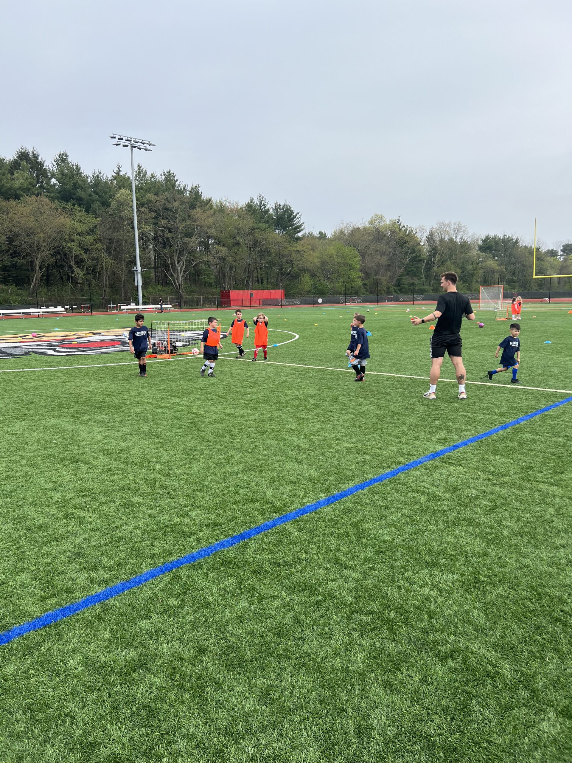 soccer youth group training